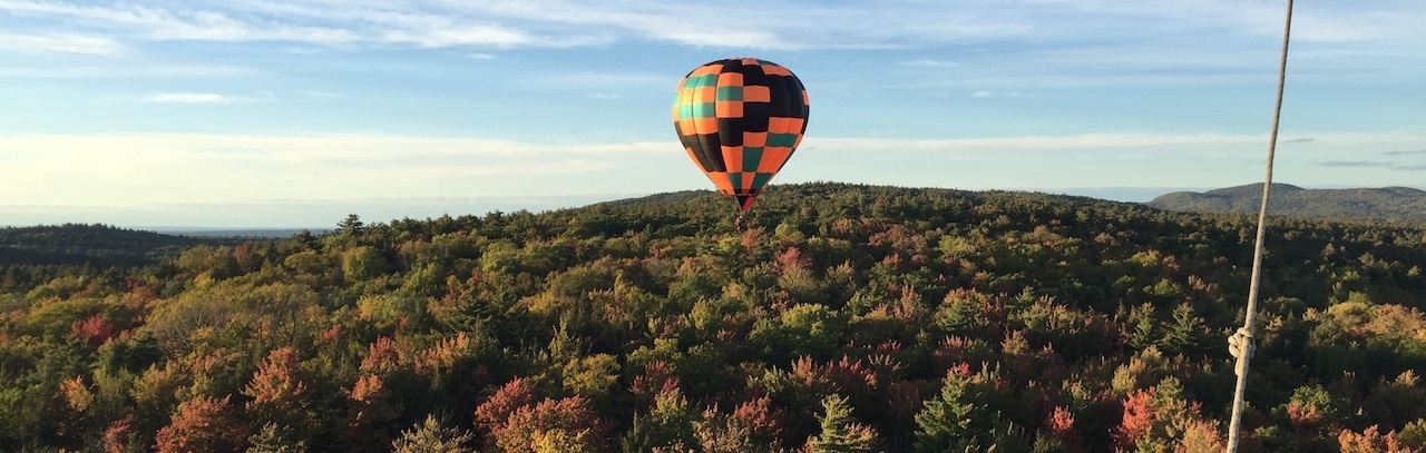 best Vermont sightseeing tour by balloon ride Burlington VT